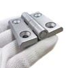 BLCCLOY 4 Sets 10 Series Aluminum Extrusion Profiles Pivot Hinge