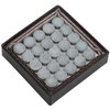 9.5-11 mm Medium Hard Cue Tips - 50 Pieces Leather