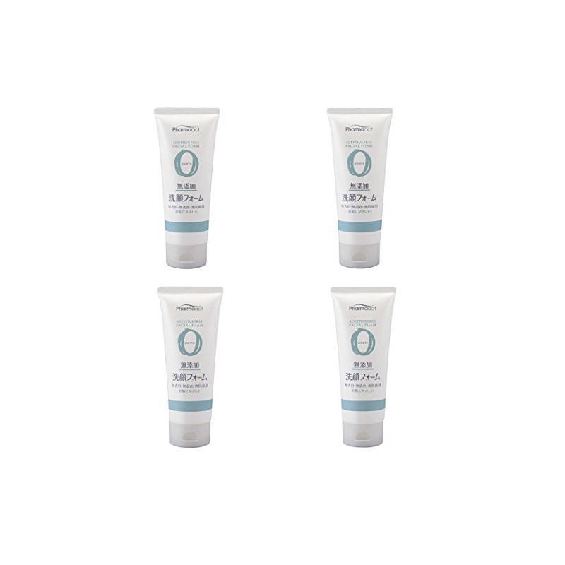 Pharmaact Additive-Free Cleansing Foam, 4.6 oz (130 g) x 4