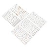 Outanaya 5sheets Flower Nail Art Stickers for Easy DIY Manicure