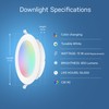 Feit Electric 6" Smart LED Canless Recessed Downlight, 65W EQ,