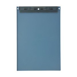 Lihit Lab Mutual Ultra-thin Clipboard with Hook Holes, A4 E-type, Copy Paper 20 Sheets, Slate Blue A2067-11