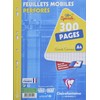 Clairefontaine 17551C Pack of 300 Ring Binder Inserts, DIN A4,