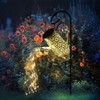 Solar Watering Can with Lights, Solar Lights Outdoor Garden Waterproof