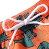 Little Hand Boy's Board Shorts, Orange 1
