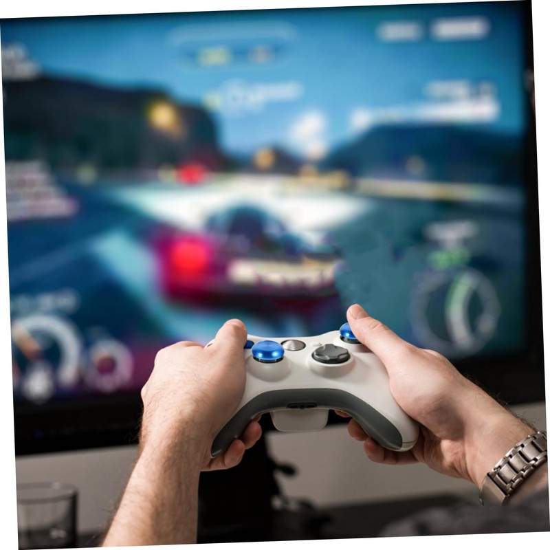 Operitacx 8 Stück Elite -Versionszubehör runde Knöpfe Controller-Abdeckung Controller-Kappen Controller-Daumengriffe