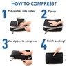 Packing Cubes, Compression Organisers Packing Bags Travel Packing Cubes for