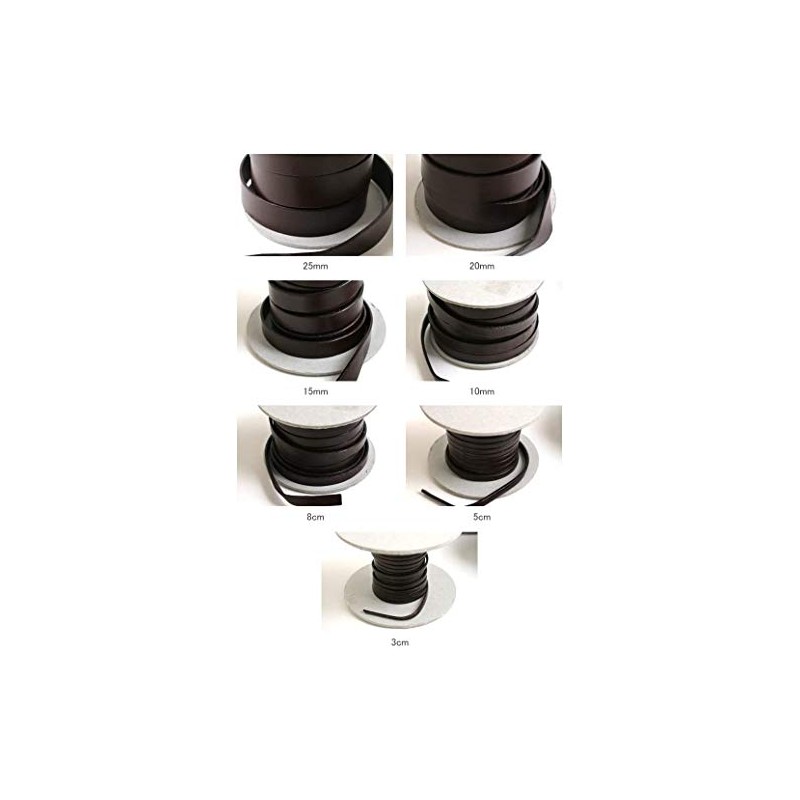 Nippon Chuko MTLS1003-3-1M Genuine Leather Tape, 0.1 inch (3 mm)