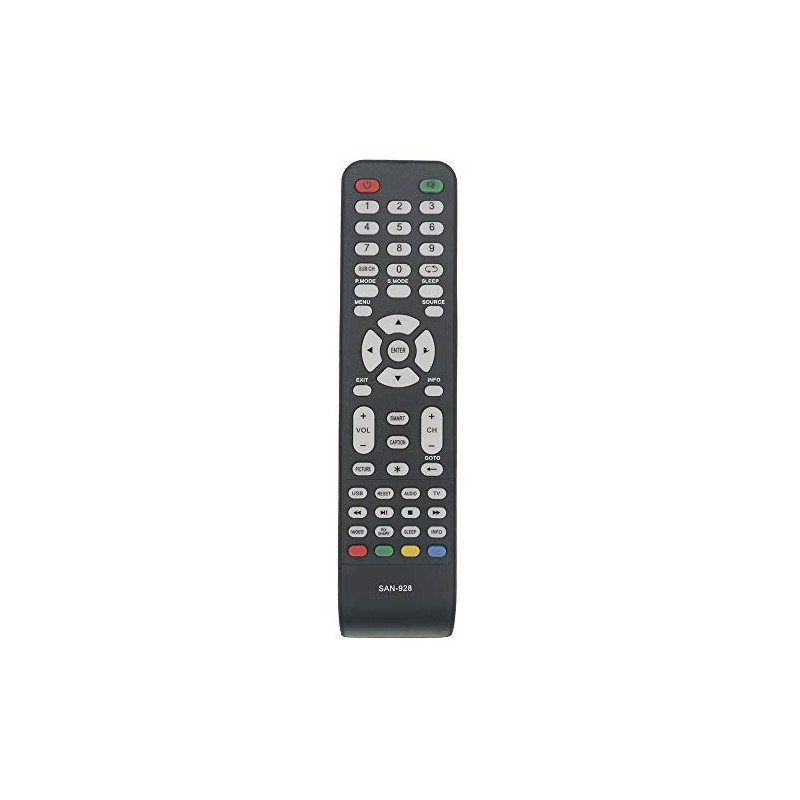 AULCMEET Universal Replacement Remote Control SAN-928 Compatible with Sanyo Smart
