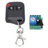 Single Channel Relay RF Wireless Switch 433MHz DC12V Adjustable Remote