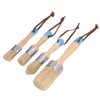 4PCS Paint Brush Bristles Wooden Handle for Furniture Tables Chairs