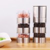 Manual Pepper Grinder Stainless Steel Multifunctional Compact Adjustable Spice Grinder