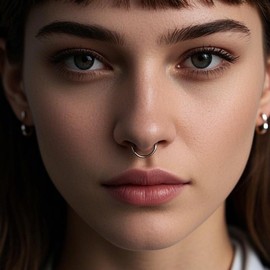 Uwiyo 23 Stück Nasenpiercing, 20G 316L Edelstahl Silber Gold Nasenstecker Nasenring L/Screw/Straight-Form Nasenpiercing mit Zirconia Nase Nostril Piercing Stecker für Frauen Männer (Gold Set 2)