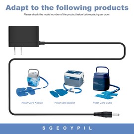 6V 600MA DC Power Cord Supply for Breg Replacement Part 10698,Kod iak Ice Machine Charger Compatible with HON-Kwang D0660 HK HONKWANG D 0660 00660 Adapter