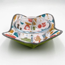 Microwave Bowl Cozy Huggers set of 4 – Durable and Reliable – For Hot and Cold Bowls, Plates and Dishes Bowl Holder for Microwave – Bowl Cozies Ideal Household Gift by Sheff Store (Black)