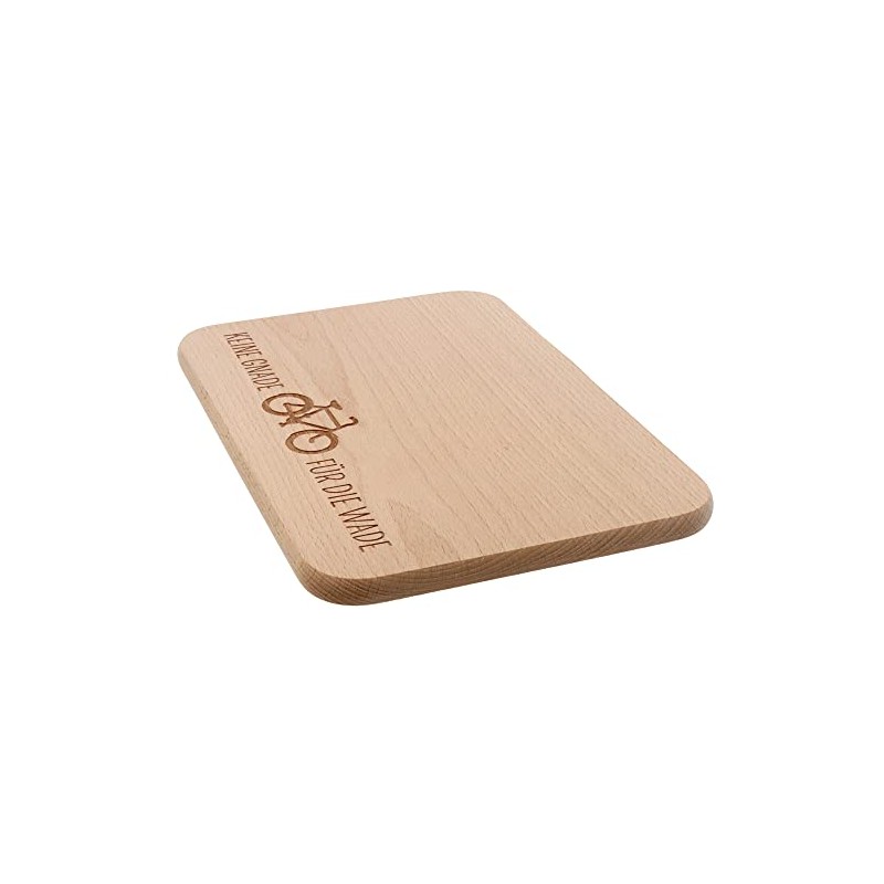 Spruchreif Wooden Breakfast Board with Engraving "Keine Gnade für die