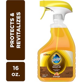 Pledge Wood Oil, Expert Care, Trigger, Orange Scent, 16 oz. (Pack of 2)