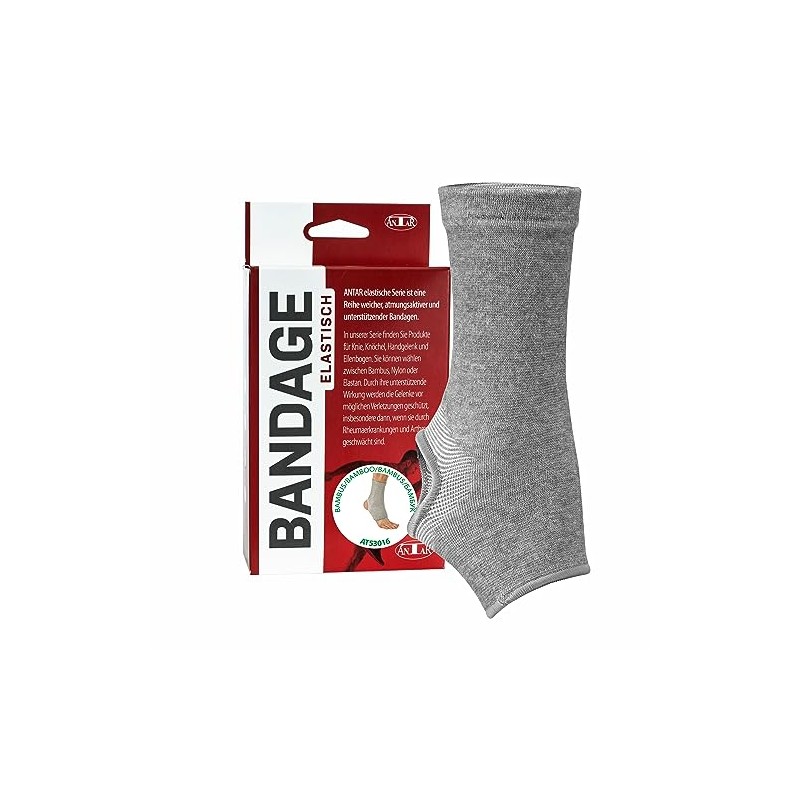 Antar Bamboo Foot Bandage for Ankle Joints, Sports Bandage, Optimal