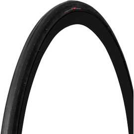 GORIX Road Bike Slick Tire 700×23C or 700×25C Cycling Bicycle (Passion) (700×23c, All Black (1 Tire))