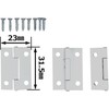 WAKI Thin Color Hinge, 1.3 inches (32 mm), White