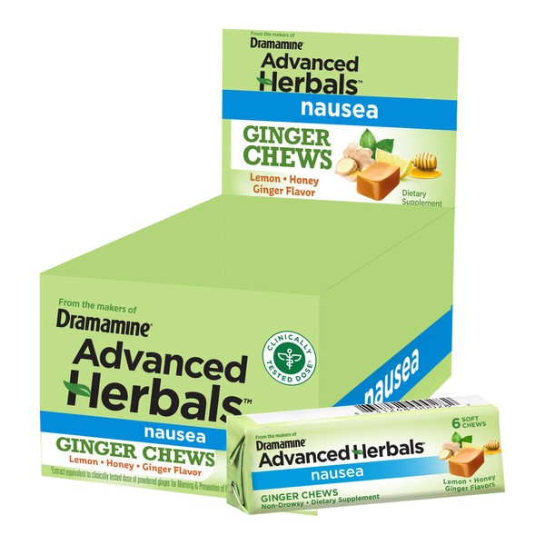 Dramamine From the Makers of Dramamine, Advanced Herbals, Ginger Chews,