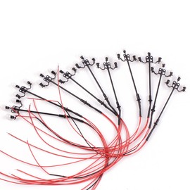 Gutshof miniaturen Pack of 10 Lamps Lanterns Track H0 12 V AC HO Model Railway Lighting