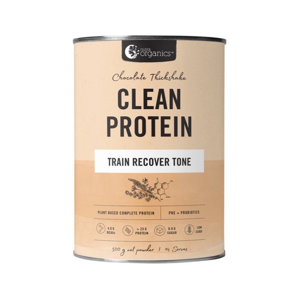 Nutra Organics Organic Clean Protein Chocolate Thickshake 500g, 1kg