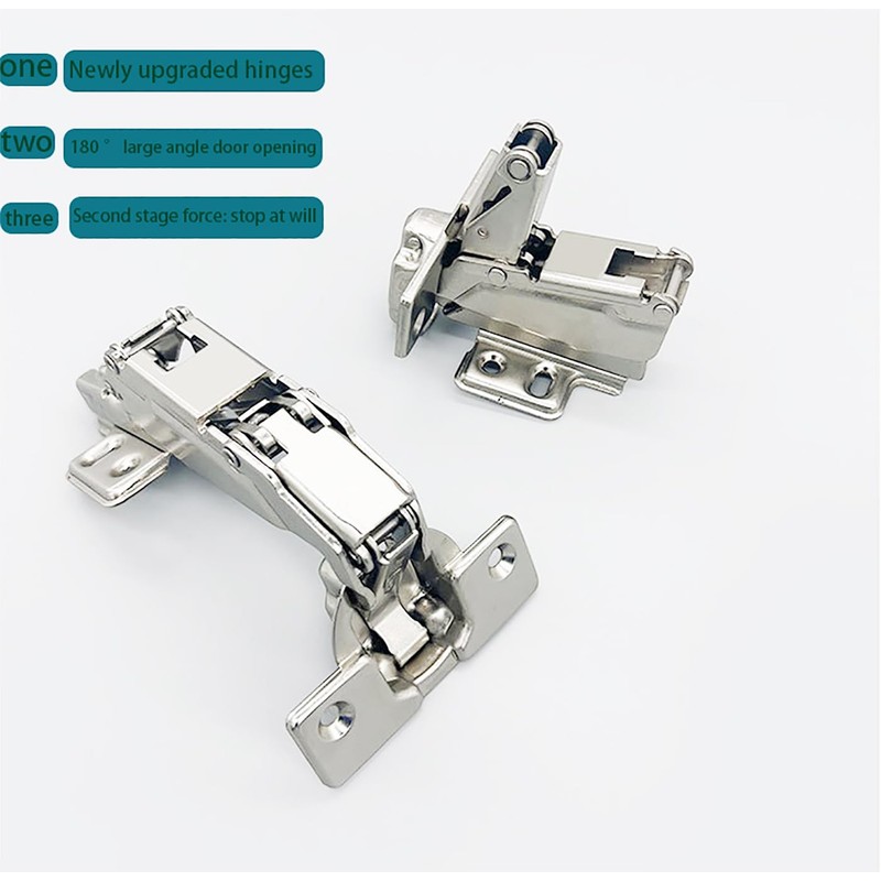 2 pieces/180 Degree Softs Closed Cabinets Hinges (Full Coverage)/180 °