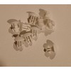 Kit 20 Pezzi Bottoni Fissaggio Targa Portatarga in Plastica per
