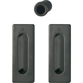 Hoppe 11733238 Sliding Door Handle, Black