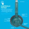 JLab Go Work Pop Cuffie Bluetooth con Microfono senza Filo