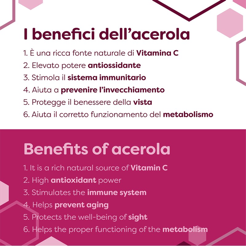 ERBOTECH, Acerola Powder 100g Pack Natural Source of Vitamin C