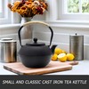 YJX 40.6 fl oz Cast Iron Teapot Set, Japanese Tetsubin