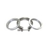 Generic 76mm 3" V Band Aluminium Flange + Stainless Steel