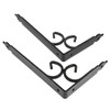 Kisangel Thickened Angle Bracket Set Wall Shelf Brackets 2pcs Floating
