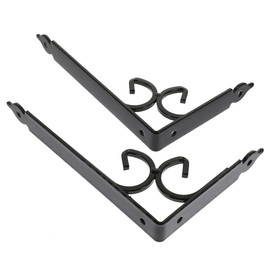 Kisangel Thickened Angle Bracket Set Wall Shelf Brackets 2pcs Floating Shelves Support