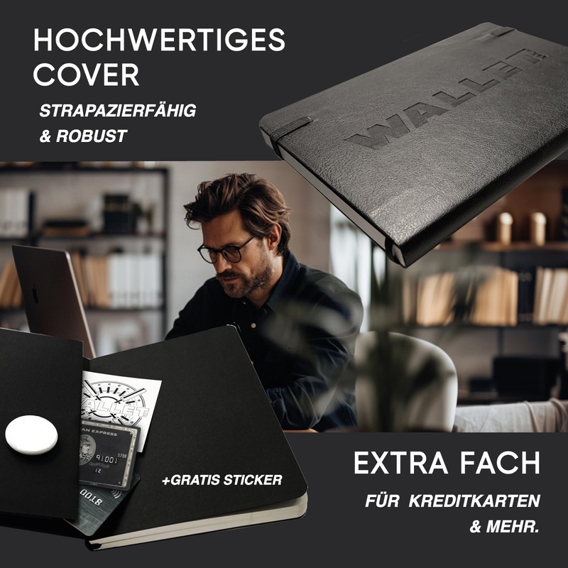 NORTHERN NOTES® - Premium Password Book - High Quality Notebook