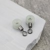 Briny River 50PCS Pulley Swivel 22x10mm Fishing Plastic Fork Hook