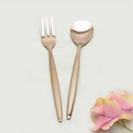 대구백화점 수타미방짜유기 놋봄 티스푼 티포크 2P세트 Daegu Department Store Handmade Mabang Ceramic Spoon and Fork 2P Set