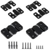 8 Pairs (16 Pieces) Flush Mount Concealed Bracket Interlocking Hanging