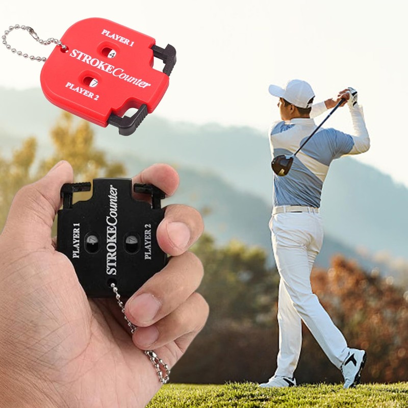 TYFGRT 2 Piece Golf Scorer Square Scorer Double Scorer Mini