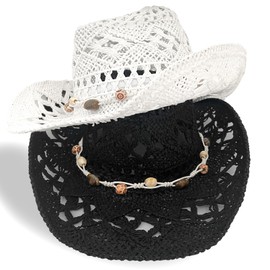 RainFlowwer Braided Cowboy Hat Bands for Men Women Western/Fedora/Panama Hat Belts Cowgirl Hatbands Cowboy Supply Hand Made Replacement