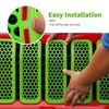SQQP Front Grill Insert Mesh Grille Inserts Cover Kit 7Pcs