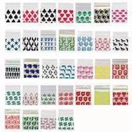 Apple Baggies 1000 Apple Baggies 3434 Mini Zip lock Bags 3434 Assorted 10 design mix