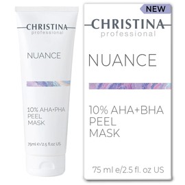 Christina - 10% AHA PHA Peel Mask - Facial Treatment for Dark Spots and Uneven Tone - Skincare Exfoliant with Antioxidants, Peptides, and Botanicals - Peeling Mask for Smooth Glow and Texture - 75ml