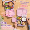 Bento Box for Kids,Leak-Proof Lunch Container with 9oz Insulated Food