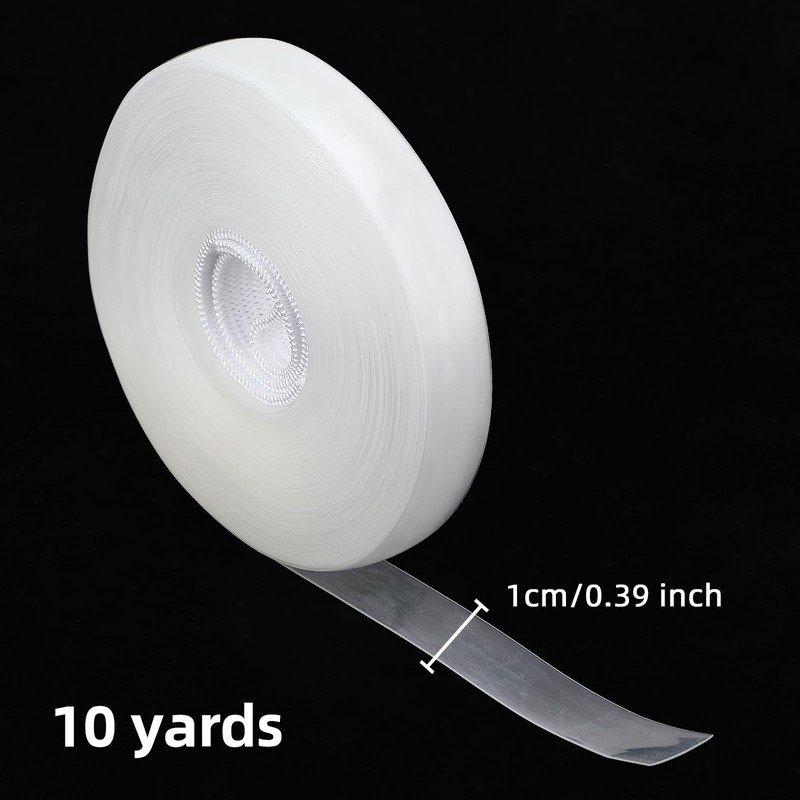 Yolev Clear Elastic Strap 1CM Wide Elastic Band High Flexibility