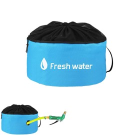Water Hose Storage Bag | Dust Bag Drawstring Organizer for Jumper Cables Sewer Pipes | RV Equipment Accessories for, Hiking, Road Trip, Camping Helves