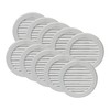 Vent Systems 4" Inch (Opening Dimensions) White Soffit Vent Cover
