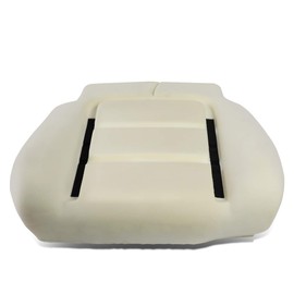 DNA Motoring ZTL-Y-0035 Front Driver Side Bucket Seat Bottom Lower Cushion Pad Upgrade, White